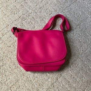COACH Pink 75th Anniversary Saddle Bag
